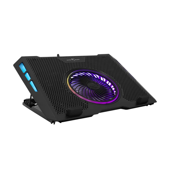 Βάση Laptop White Shark RGB COOLING PAD GCP-13 AURORA 5 FANS