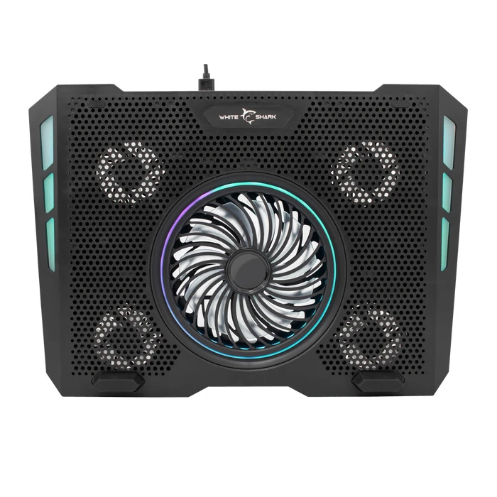 Βάση Laptop White Shark RGB COOLING PAD GCP-13 AURORA 5 FANS