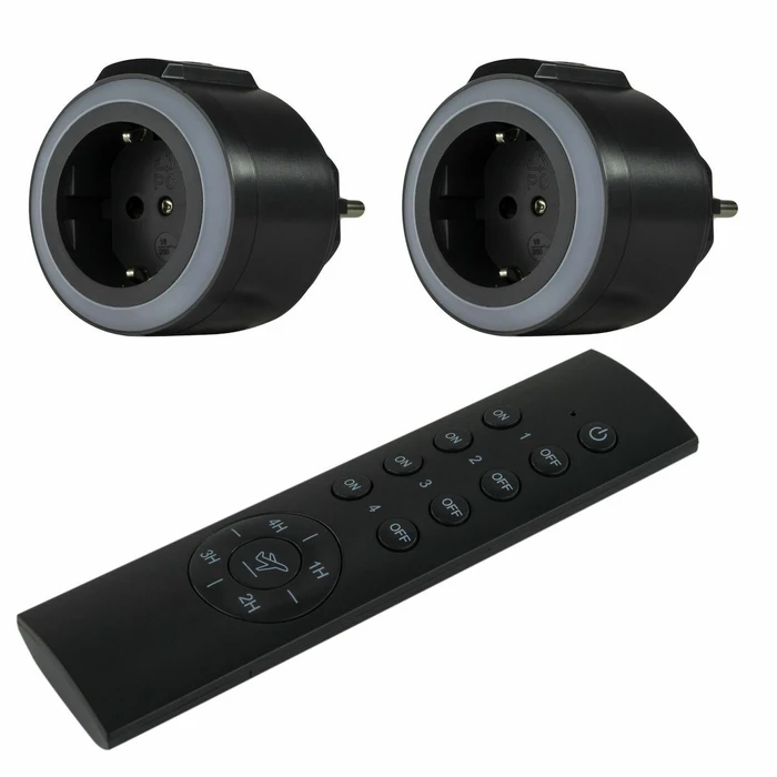 Εξωτερική Πρίζα REV Radio Switch Set 2 + 1 COMFORT anthracite