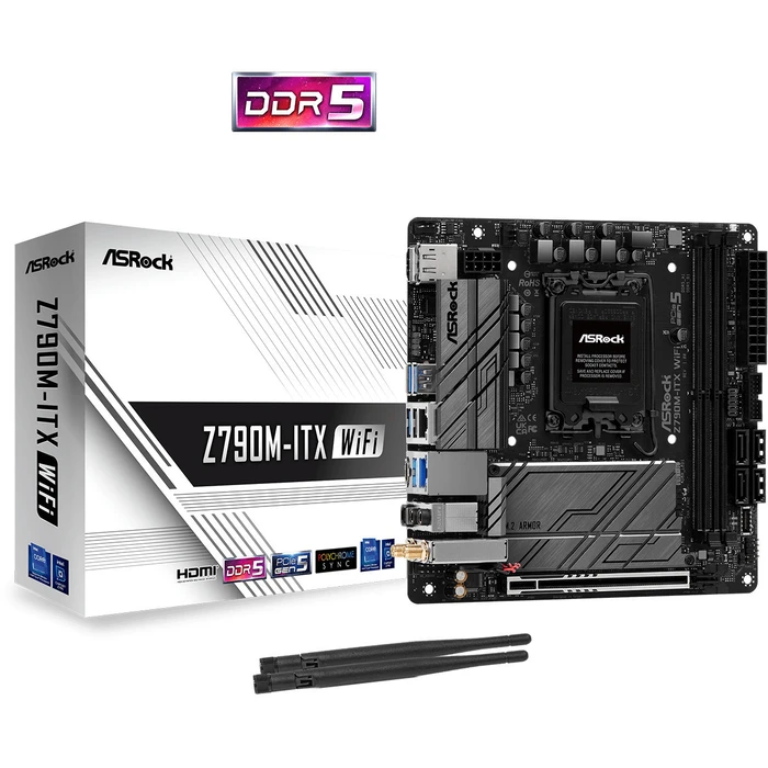 Motherboard ASRock Intel 1700 Z790M-ITX/WIFI