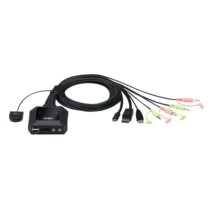 KVM & Data Switch Aten 2P USB-C DP CS52DP