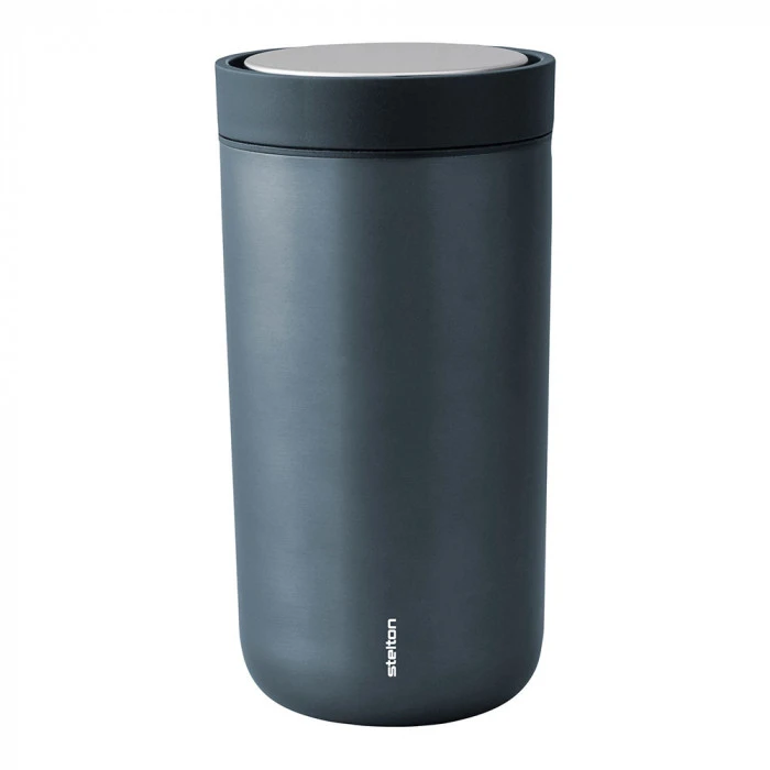 Ποτήρι Θερμός Stelton To Go Click Cup 0,2 l Dark Blue/Metallic