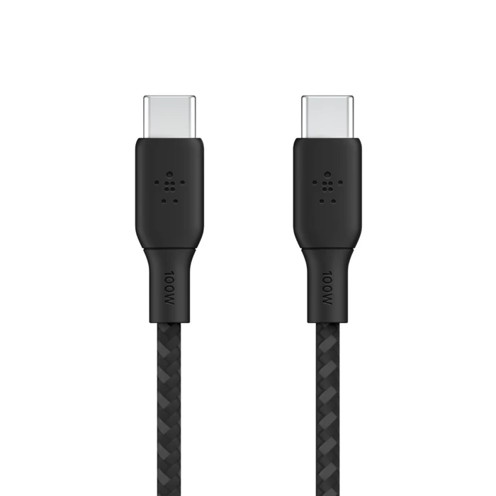 Καλώδιο USB Belkin braided USB-C/USB-C 100W 3m black CAB014bt3MBK