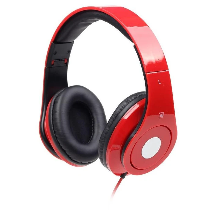 Headphones Gembird STEREO DETROIT foldable jack red
