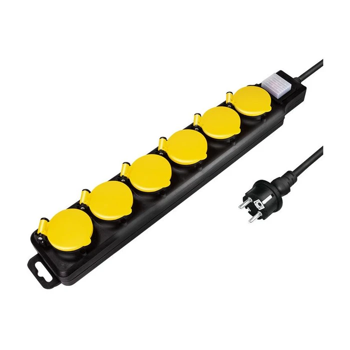 Πολύπριζο Logilink 6-way, 6xCEE 7/3,with switch Outdoor