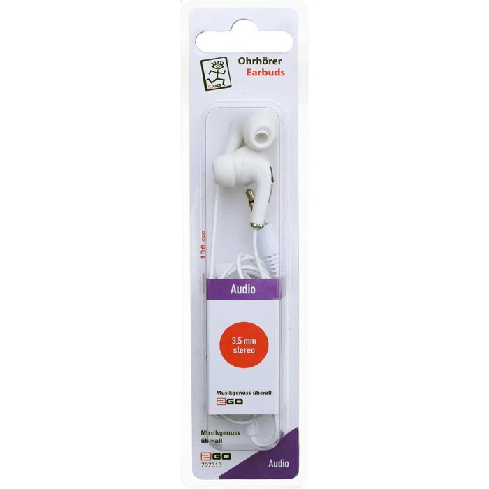 Ακουστικά Ψείρες 2GO Stereo-earphones white