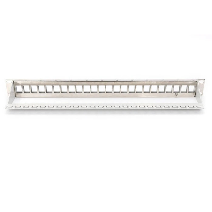 Patch Panel Digitus 1HE 24-Port Rackmount Modular gray transp