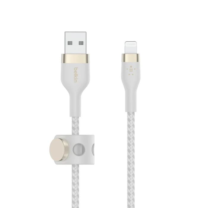 Καλώδιο USB Belkin Flex Lightning/USB-A 1m white CAA010bt1MWH