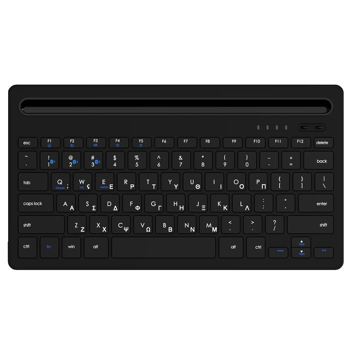 Πληκτρολόγιο Tablet Lamtech BT 5.0 With IPAD and MOBILE STAND Black
