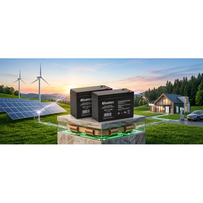 Μπαταρία μολύβδου 12V 7.2Ah BLUETEC (150x100x65mm)