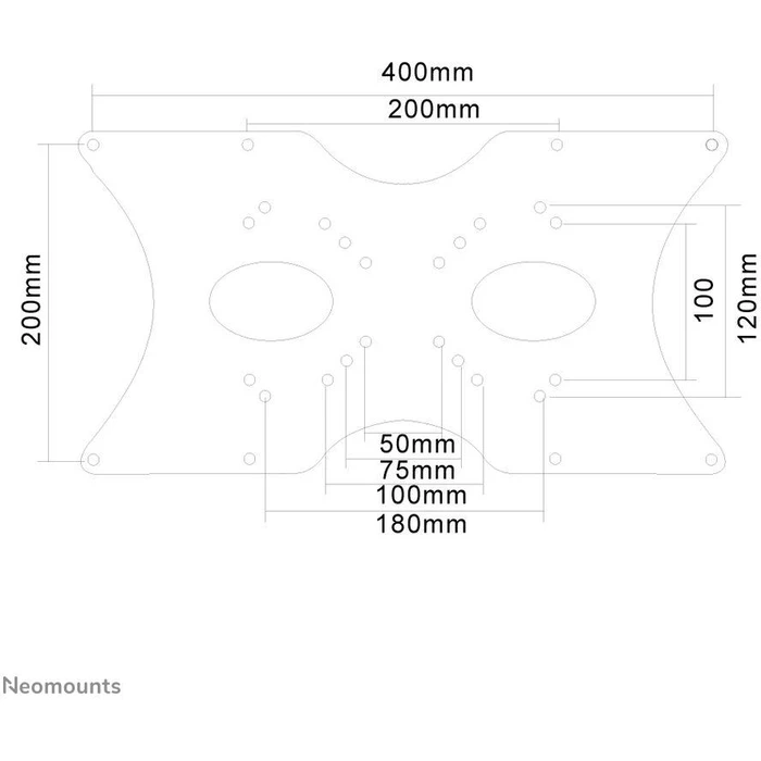 Βάση Monitor Neomounts by Newstar 22"-52" 1TFT sil. Max.35KG
