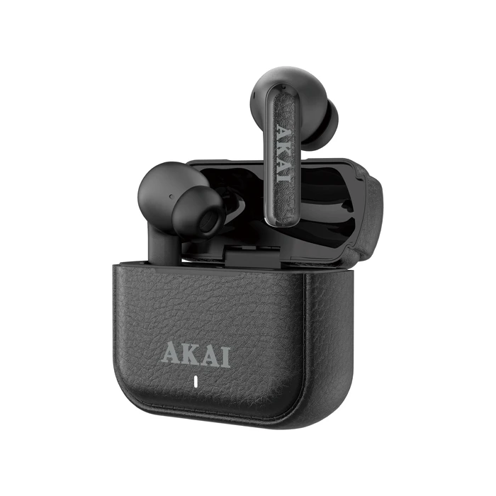 AKAI TWS Wireless Earbuds with Hybrid ANC ENC LDAC Hi Res up to 30h Fast Charging Black