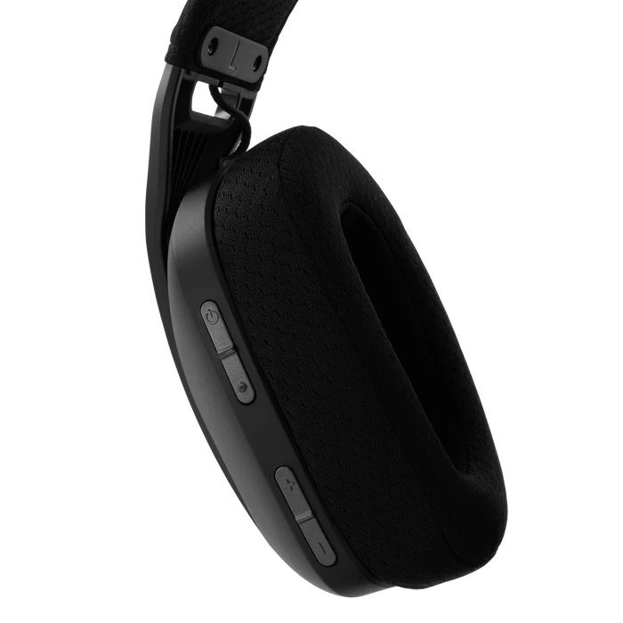 Gaming Headset White Shark Wireless/BT Gaming WGH-2442 BUTTERFLY Black