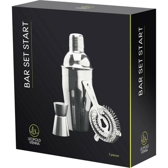 Σετ Cocktail Leopold Vienna Barset Start 3pcs Shaker, Strainer, Jigger LV00465