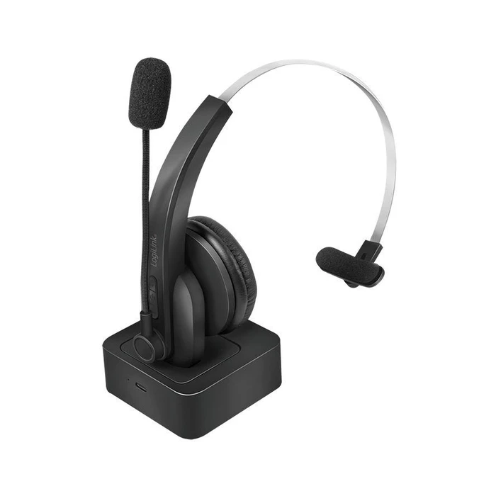 Multimedia Headsets LogiLink Mono m.headband & charging stand