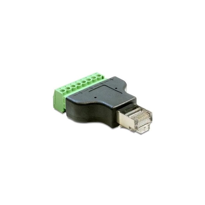 Αντάπτορας Delock Terminalblock 8Pin to RJ45 male