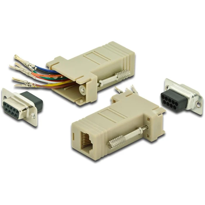Αντάπτορας Δικτύου Digitus RS 232 DB9, RJ45, Modular DB9 F, RJ45 F