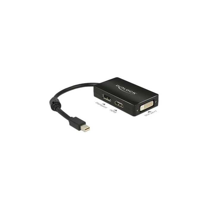 Αντάπτορας mini DP Delock -> DP/HDMI/DVI(24+1) sw