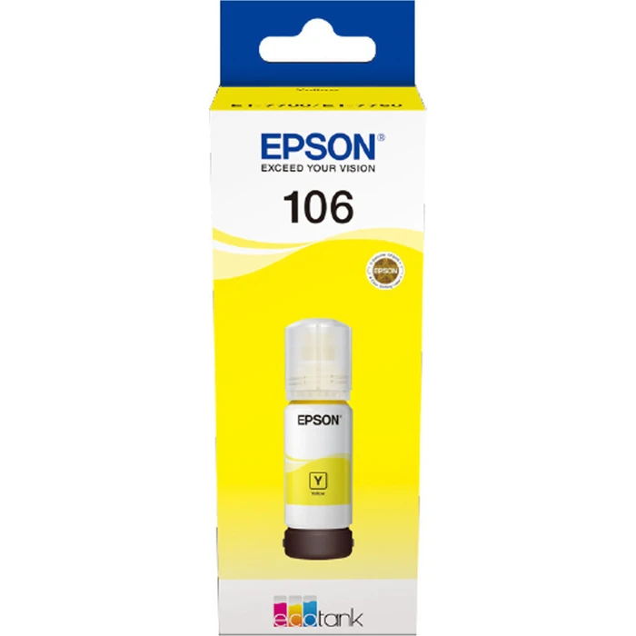 Μελάνι Epson EcoTank yellow T 106 70 ml T 00R4