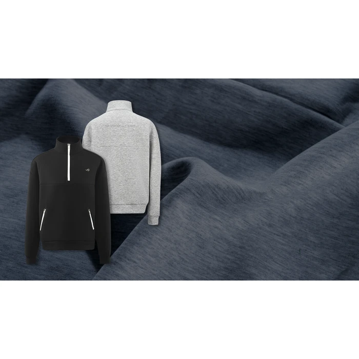 ASUS ROG Φούτερ (Sweatshirt) CL1004 Γκρι 3XL