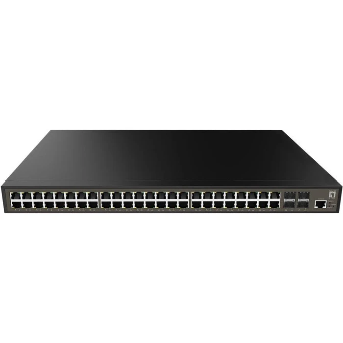 Network Switch LevelOne 48x GE GEL-5271 4xGSFP 19"