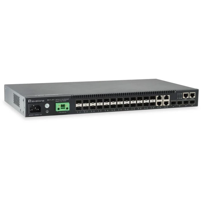 Network Switch LevelOne GTL-2872 20xGSFP 19" 4x10GSFP