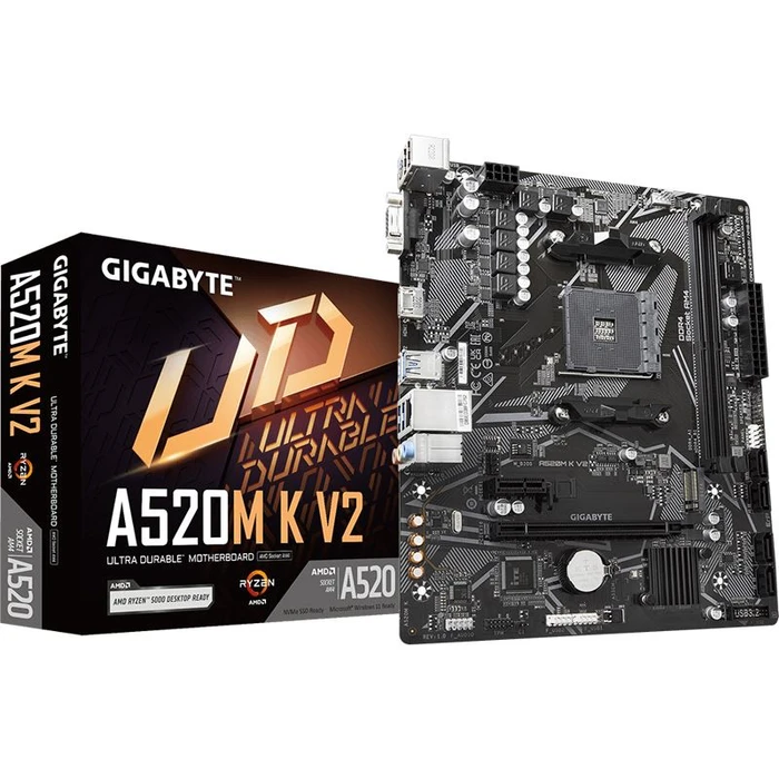 Μητρική Κάρτα Gigabyte AMD AM4 A520MK V2 1.0