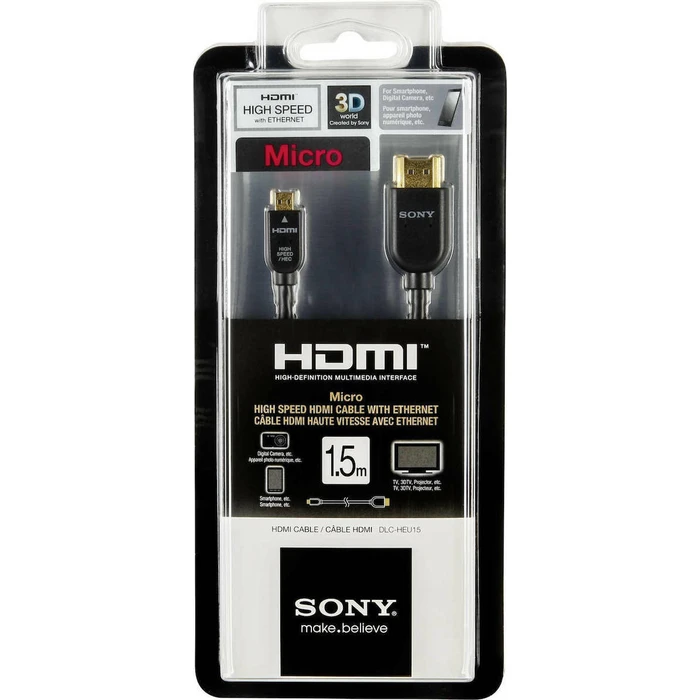 Καλώδιο HDMI Sony DLC-HEU15 Mikro Mini HDMI 1,5m