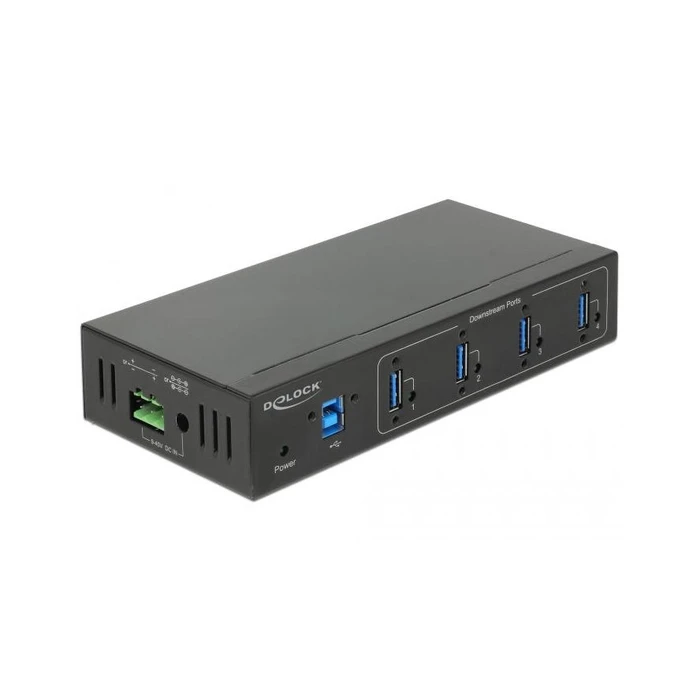 USB Hub DELOCK Industry 4xUSB 3.0 Type-A 15kV ESD protection external