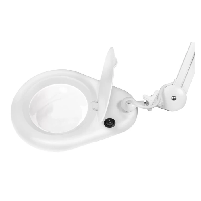 Μεγεθυντικός Φακός Logilink lamp with clamp mount, 5 dioptres, white