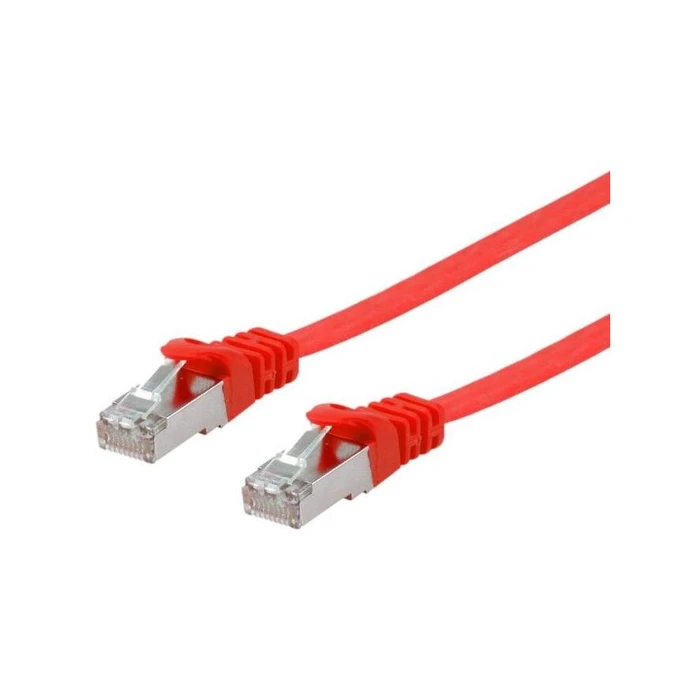 Καλώδιο Δικτύου Equip Cat6A U/FTP 2xRJ45 5.00m red flat LSZH