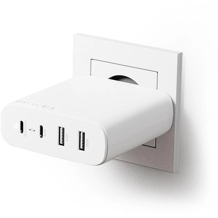Φορτιστής Πρίζας Alogic 100W 4 Port (2x USB-C, 2 x USB 3.0 A) white