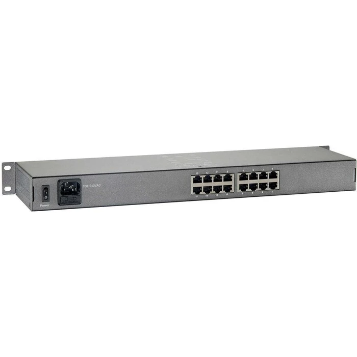 Network Switch LevelOne 16x FE FEP-1601W150 19" 150W 16xPoE