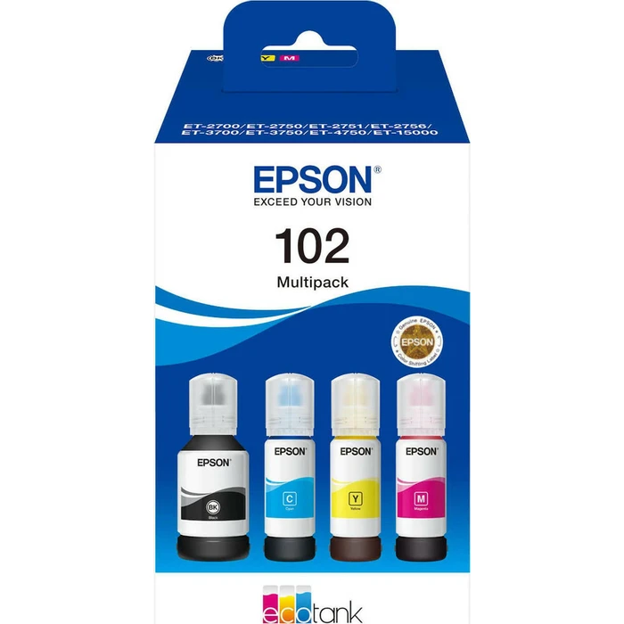Μελάνι Epson EcoTank 4-colour Multipack T 102 T 03R6