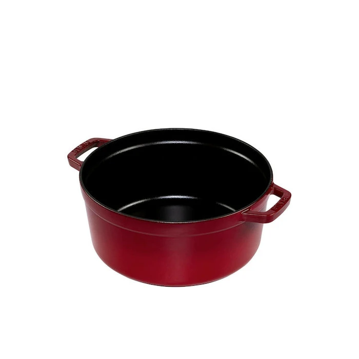 Κατσαρόλα Staub Round Cocotte, 24cm cast iron, cherry