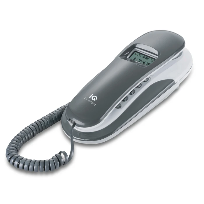 Ενσύρματο Τηλέφωνο Γόνδολα IQ Dt-78cid Grey