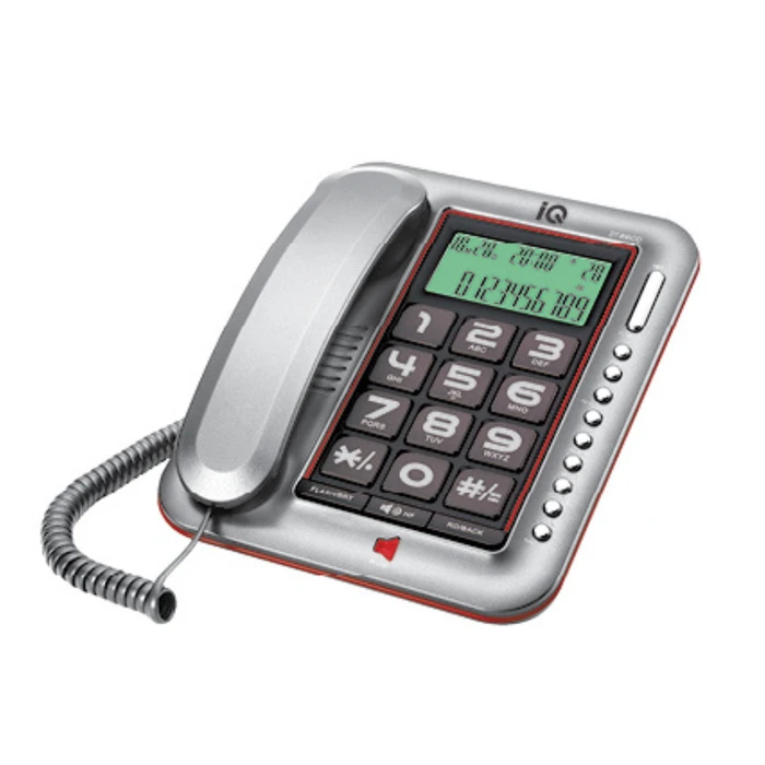 Ενσύρματο Τηλέφωνο IQ Dt-890cid Silver