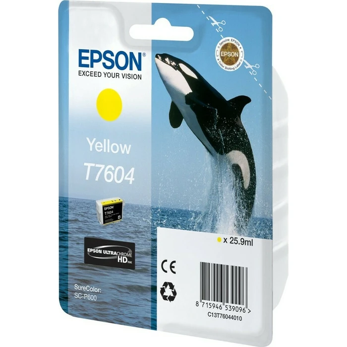 Μελάνι Epson yellow T 7604