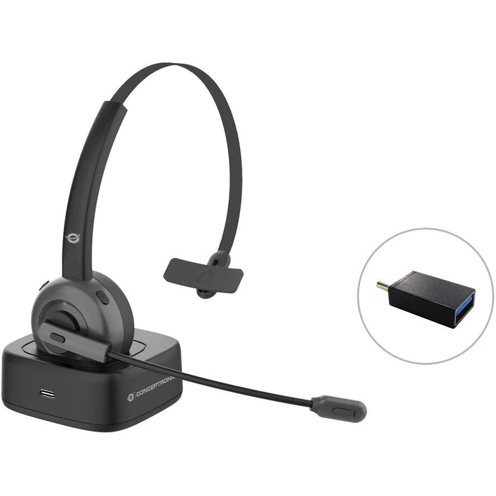 Multimedia Headsets Conceptronic Wireless Bluetooth with charger sw