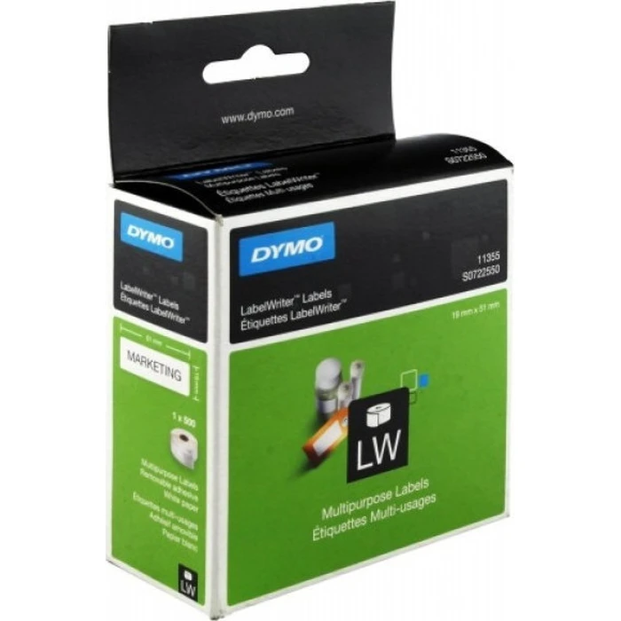 Ετικέτες Dymo Removable Multi purpose 19mm x 51mm 1 x 500 pcs 11355