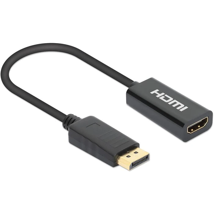 Αντάπτορας Displayport Manhattan to HDMI 4K@60Hz Black