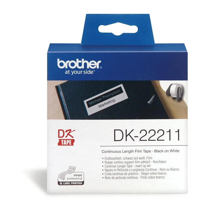 Ετικέτες Brother QL550/500 15,24m*29mm DK-22211
