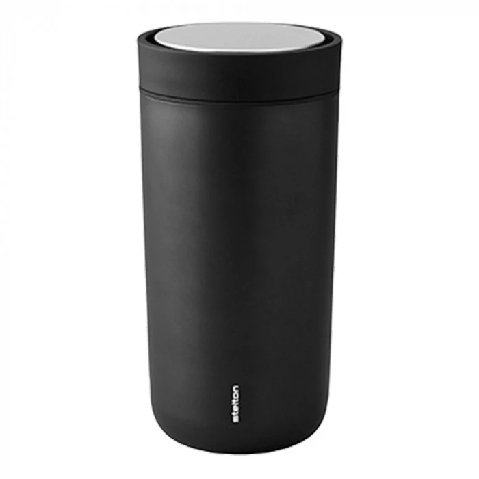 Ποτήρι Θερμός Stelton To Go Click Cup 0,2 l Black Metallic