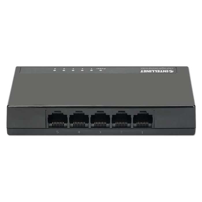 Network Switch Intellinet 5-Port Gigabit Ethernet Desktop Plastic