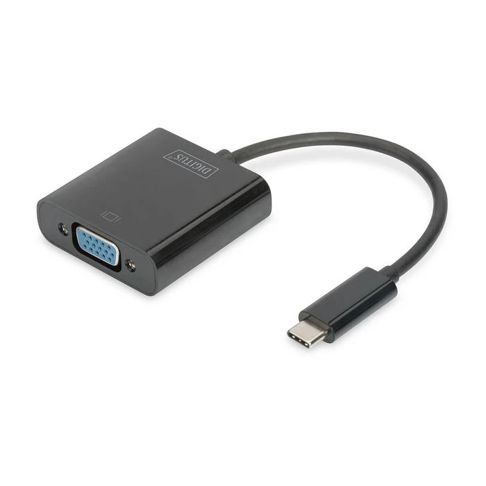 Αντάπτορας USB Digitus USB3.0/C to VGA 19.5cm black
