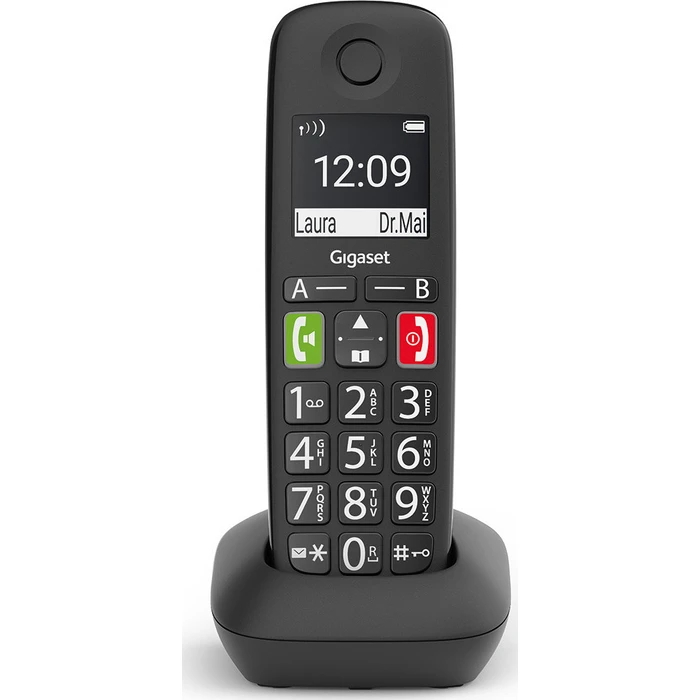 Ασύρματο Ακουστικό Gigaset E290 HX black (Επέκταση)