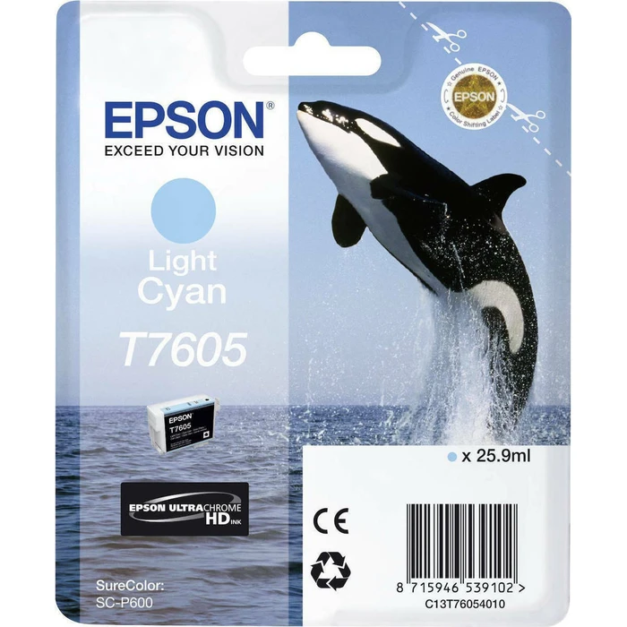 Μελάνι Epson light cyan T 7605