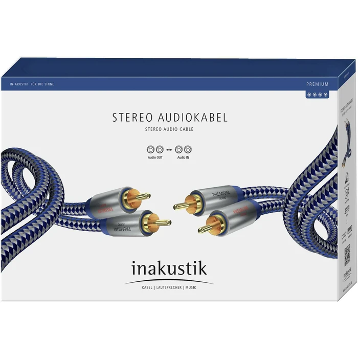 Καλώδιο RCA Inakustik Premium Audio Cinch - Cinch 0,75 m