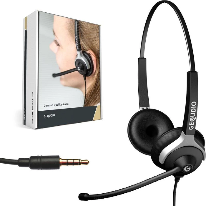 Headset GEQUDIO 2-ear with 3,5mm jack