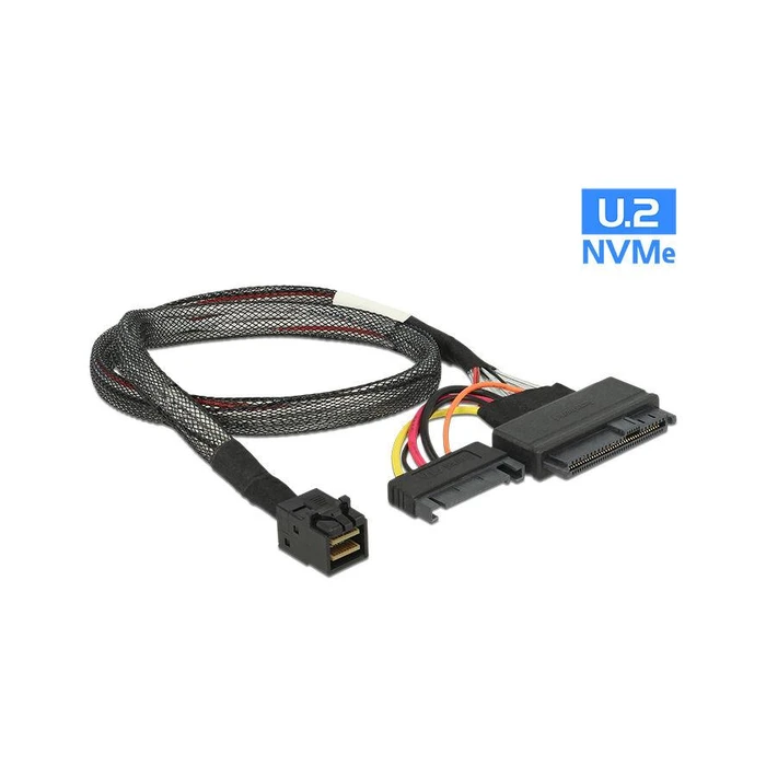 Καλώδιο Delock SFF-8643 -> U.2 SFF-8639 + SATA 15Pin 0.50m